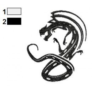 Dragon Tattoo Embroidery Design 14